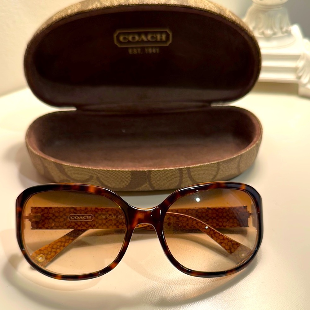 Coach Women's Tortoise Sunglasses -Patricia